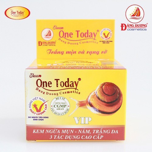 ONE TODAY KEM NGỪA MỤN NÁM, TRẮNG DA 3 TÁC DỤNG CAO CẤp