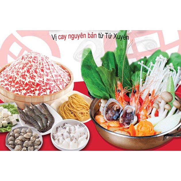 HCM [E-Voucher] Buffet tinh hoa lẩu hải sản hơn 100 món & 5 vị lẩu tại Hotpot Story Hoàng Hoa Thám - Menu 279k (DT)