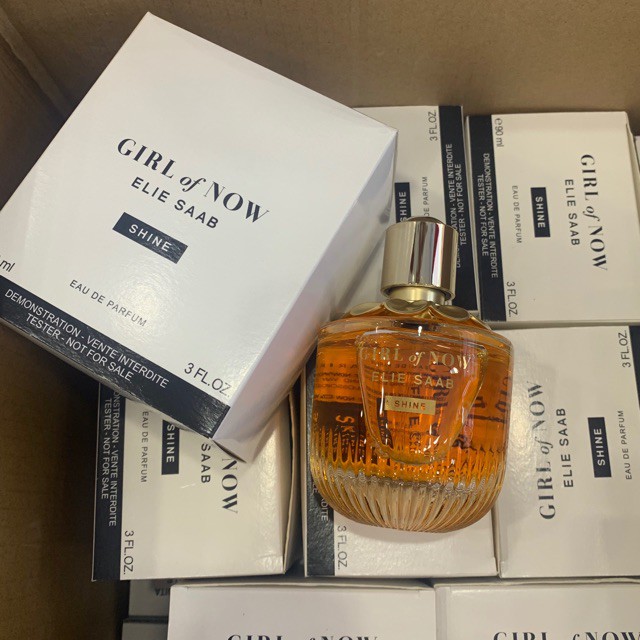 [HÀNG CHÍNH HÃNG] NƯỚC HOA TESTER NỮ ELIE SAAB GIRL OF NOW SHINE EDP 90ML [HOÀN TIỀN GẤP 1000%]