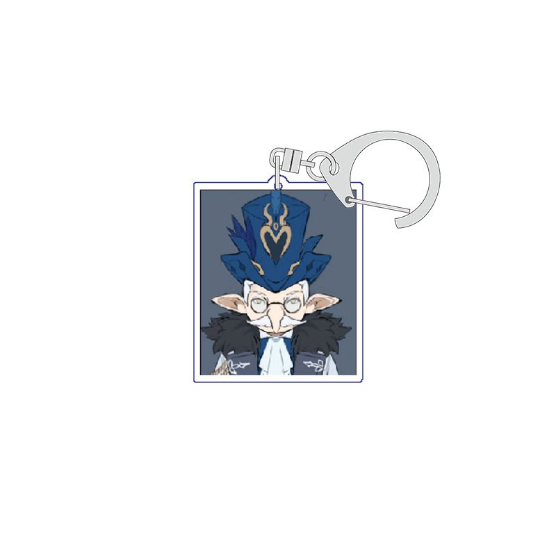 ( ẢNH THẺ ) Móc khóa GENSHIN IMPACT - FATUI QUAN CHẤP HÀNH game anime chibi mica trong acrylic