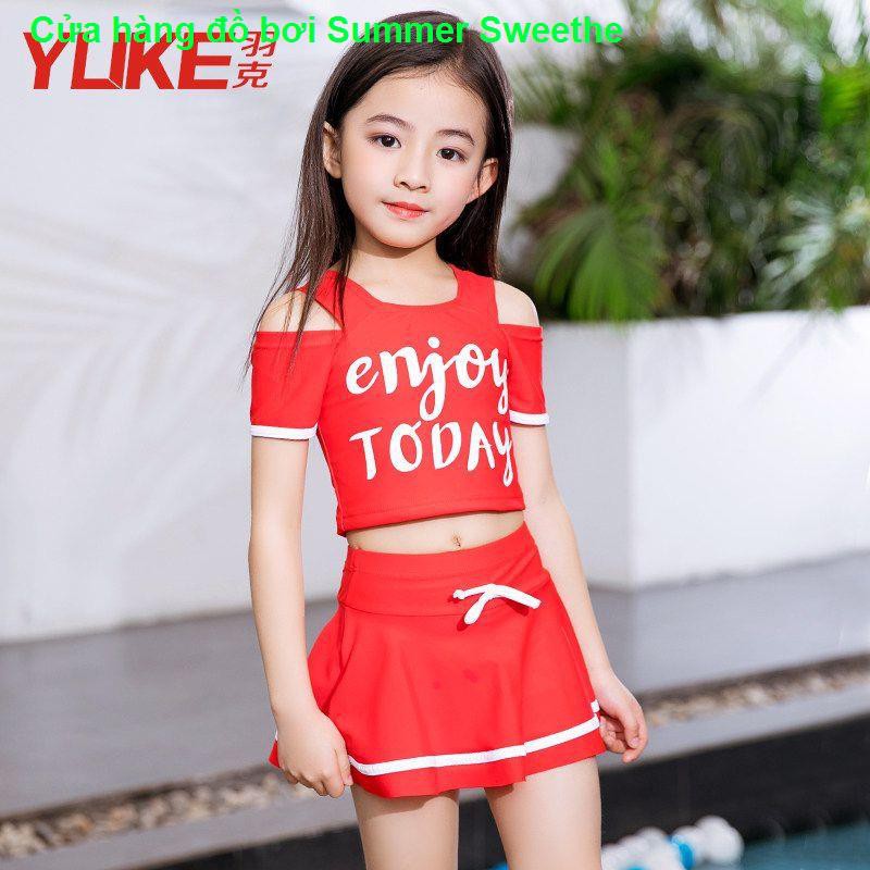 Áo tắm trẻ em, váy xẻ tà cho bé gái, big bé, gái hàn quốc, công chúa dễ thương) | BigBuy360 - bigbuy360.vn