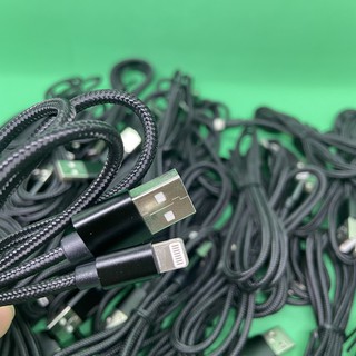 [Siêu Bền - Siêu Rẻ] Cáp Sạc IPHONE Dây Dù 1m - 2m - Sạc Nhanh 2A