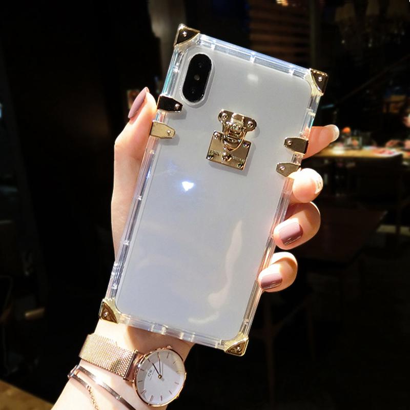 Ốp điện thoại trong suốt dành cho iphone 6 6s 8 7 plus x xs max xr