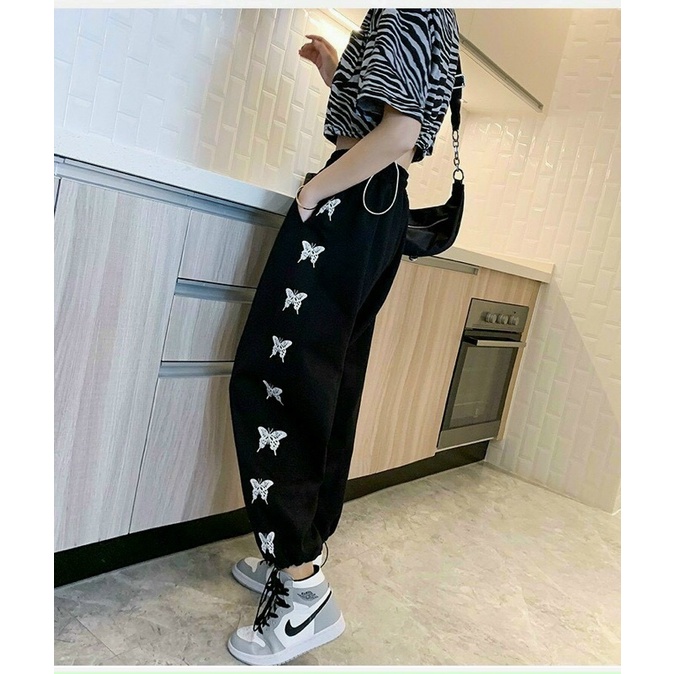 QUẦN NỈ IN VIỀN LINE RÚT GẤU XỊN XÒ FORM CHO NAM VÀ NỮ