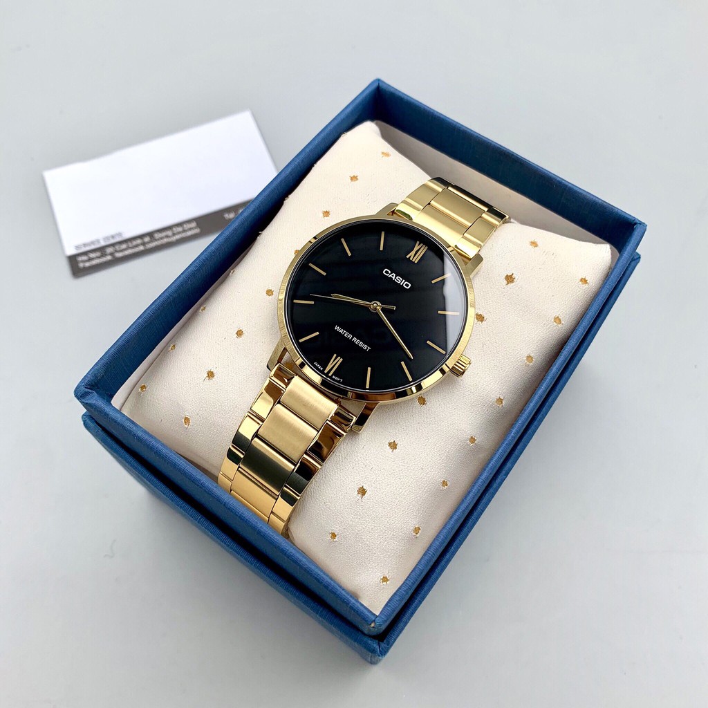 Đồng hồ nữ dây kim loại Casio Anh Khuê LTP-VT01G-1BUDF