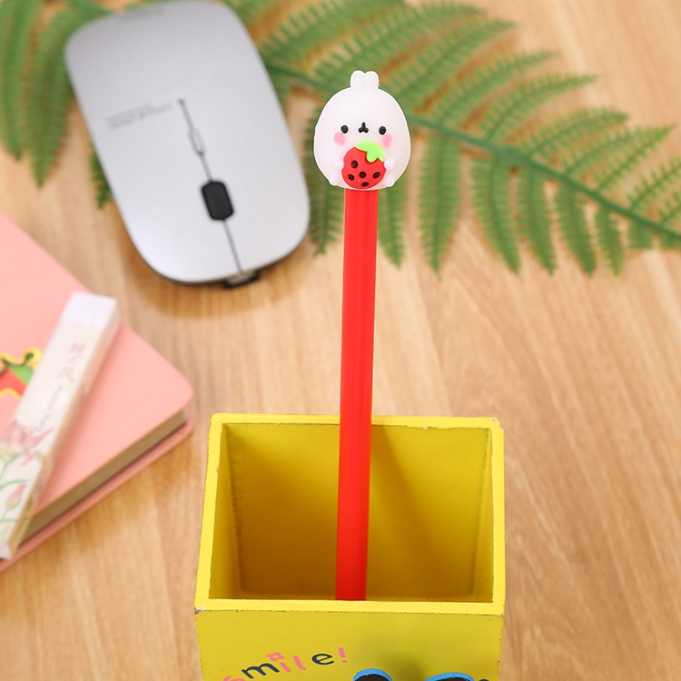 Set 4 Bút Mực Nước Hình Thỏ Hoạt Hình Dễ Thương