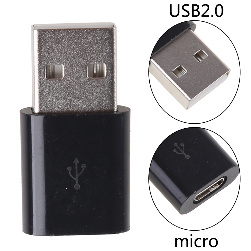 Đầu Đọc Thẻ Nhớ Chuyển Đổi USB 2 0 Đầu Đực Sang Micro USB Đầu Cái Bằng Kim Loại