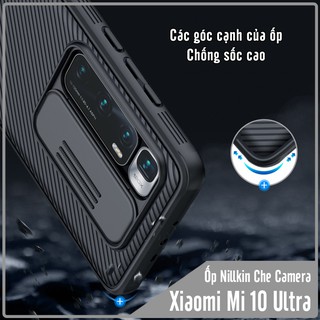 Ốp lưng cho Xiaomi Mi 10 Ultra Nillkin CamShield che camera