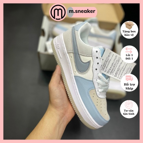 Giày thể thao AF1 xám xanh màu mới m.sneaker