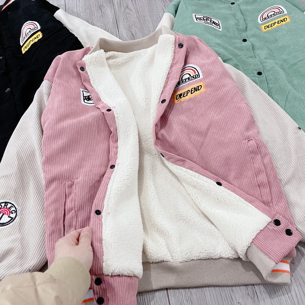 Áo khoác bomber unisex nam nữ deepen 3 màu