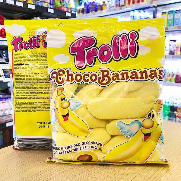 [GÓI 150G] Kẹo Dẻo Trolli Choco Banana Gói 150g - Đức