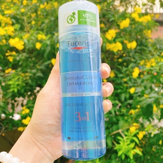 (Date 2026) Eucerin Nước Tẩy Trang DermatoClean Micellar Cleansing Fluid 3 in 1 200ml (mẫu mới)
