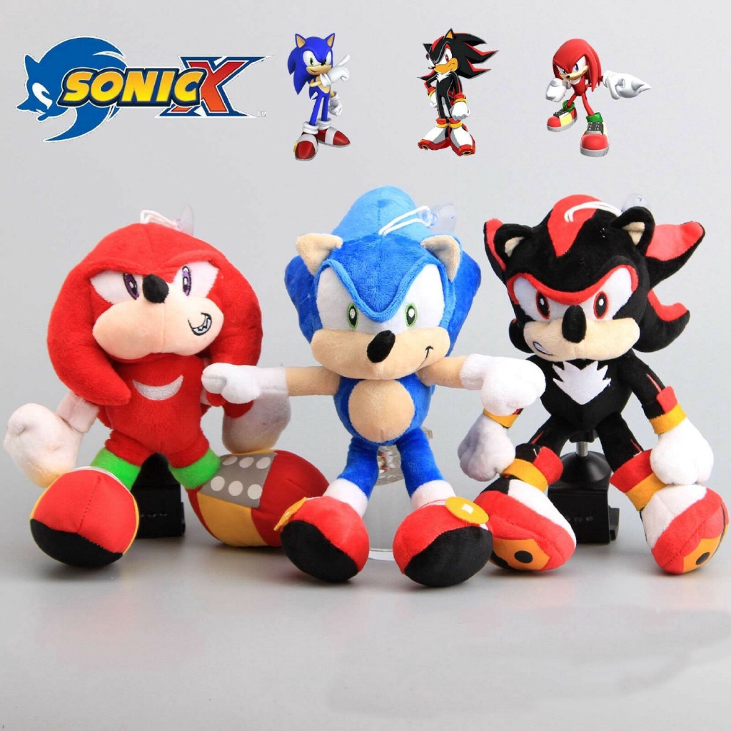 Thú nhồi bông hình chuột sonic mềm mại kích thước 30cm chất lượng cao