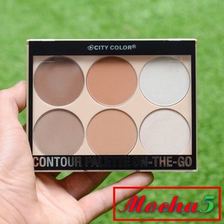 Sỉ bảng tạo khối, highlight CITY COLOR ON THE GO 6 ô tone sáng tối khối
