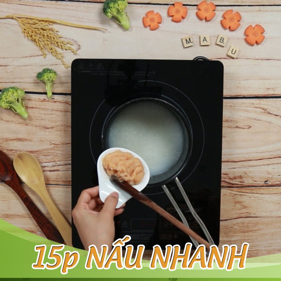 [Hà Nội] Cháo ăn dặm Mabu hạt vỡ 400g (Cháo số 1)