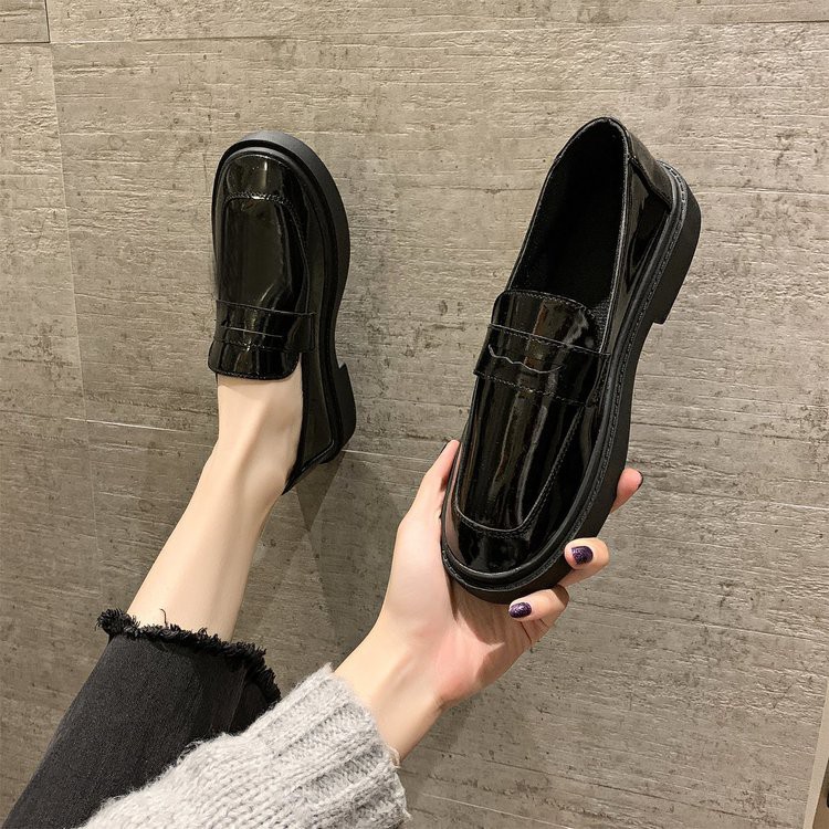 Giày Lười Đế Dày Da PU Thời Trang Dành Cho Nữ | BigBuy360 - bigbuy360.vn