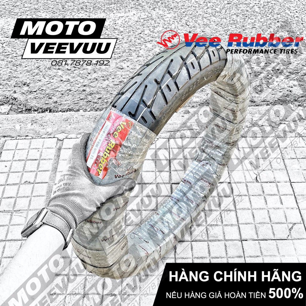 Lốp vỏ xe máy Vee Rubber 90/90-18 TL VRM086 (Lốp không ruột VeeRubber)