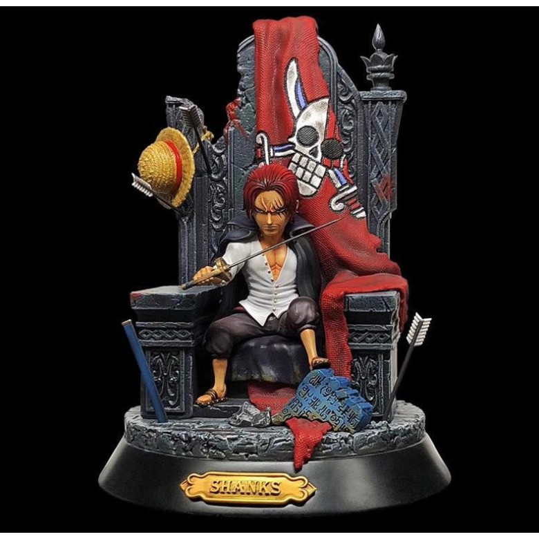 Mô hình tứ hoàng Shanks tóc đỏ - One piece 20cm