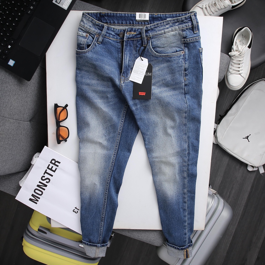 Quần Jeans nam, quần bò nam trơn kiểu dáng trẻ trung DICYDE AT.D.UD.10 cao cấp