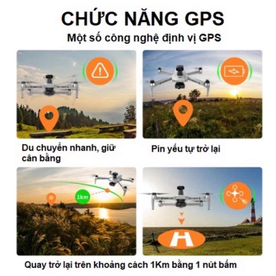 Máy Bay Không Người Lái 4 Cánh KF102, Drone Flycam 4k Mini Giá Rẻ, Play cam, Flai Cam WiFi Pin Khỏe Bay Xa 1200 Mét