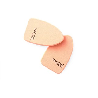 Bông phấn ướt hình ovan dài Vacosi BP18 bịch 2 miếng