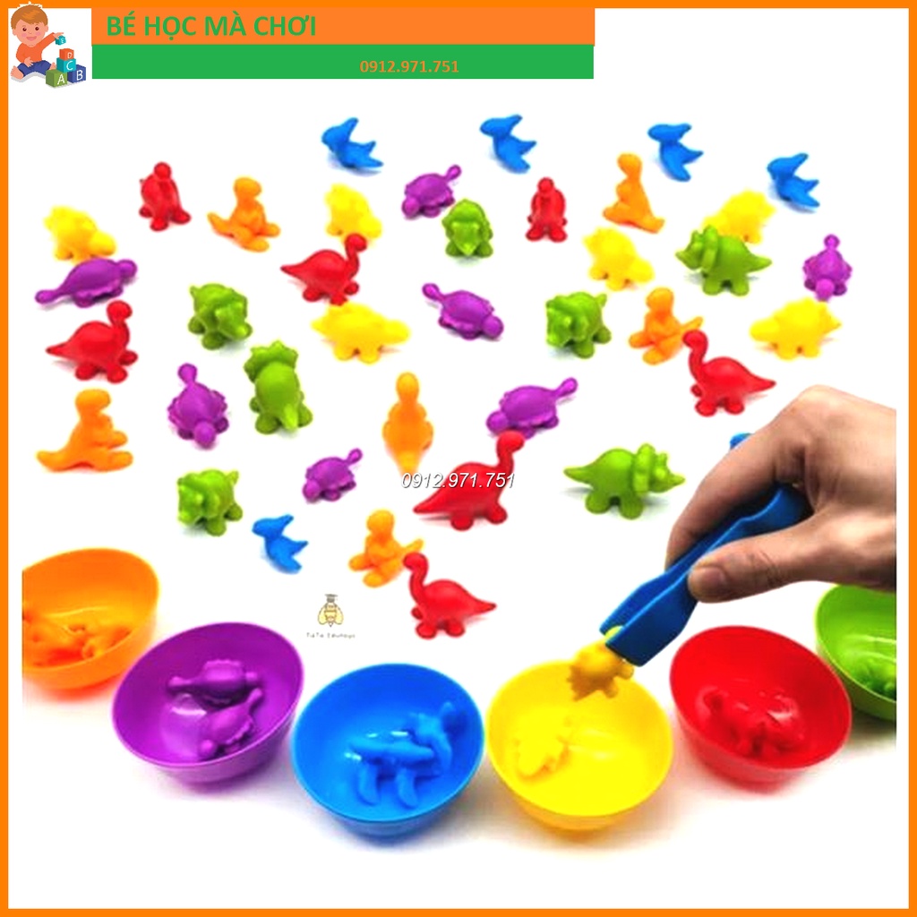 Bộ đồ chơi phân loại màu sắc nhiều chủ đề - loại cao cấp cho bé