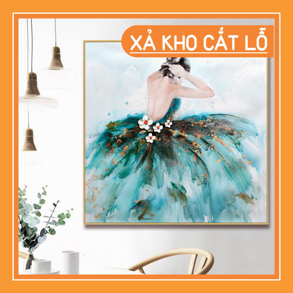 SIÊU ĐẸP Tranh canvas treo tường mẫu tranh công chúa xưởng Nghệ Thuật Việt Siêu rẻ