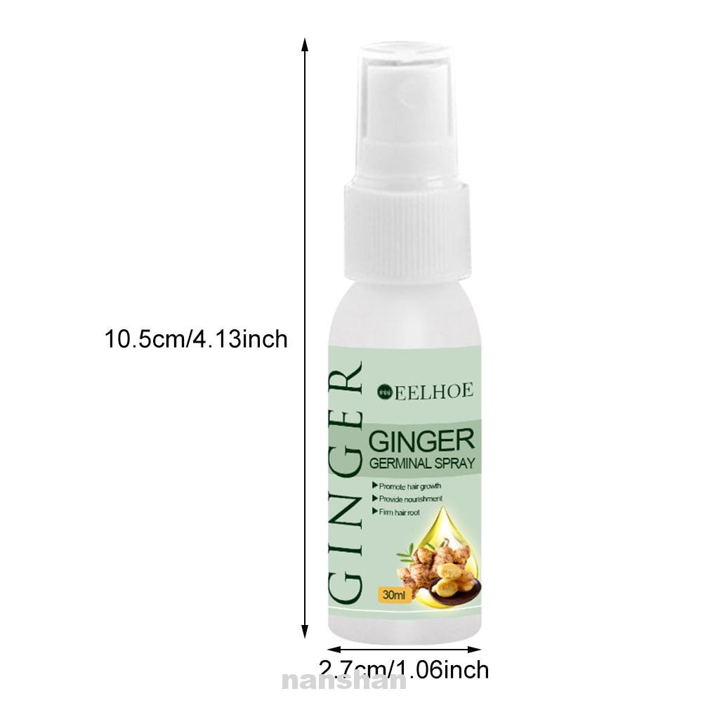 (Hàng Mới Về) Bình Xịt Kích Thích Mọc Tóc 30Ml Chiết Xuất Gừng Chống Rụng Tóc