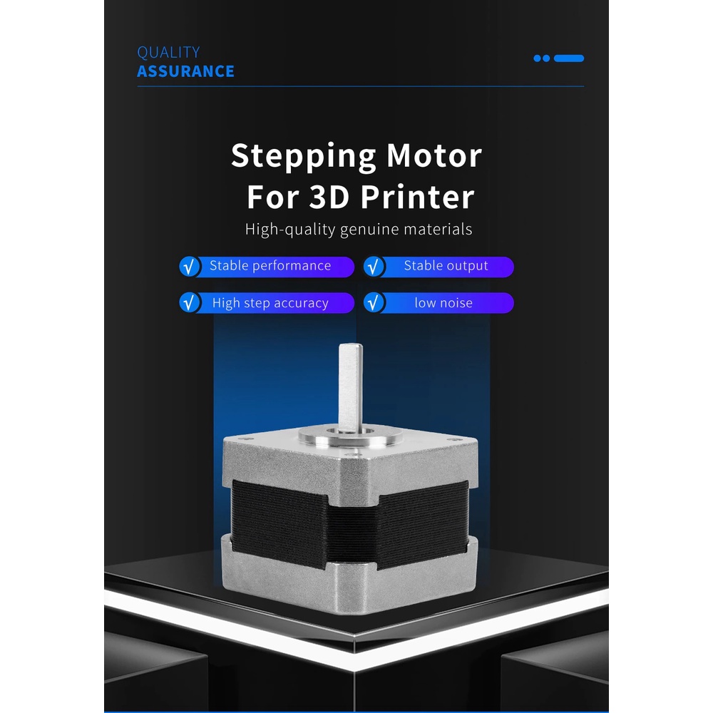 Động Cơ Bước 42x34 Thay Thế Cho Ender 3, Ender 3 Pro, Ender V2, Cr10 ...