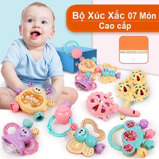 boy baby đồ chơi bé b sắc đẹp girl Xúc Xắc Lục Lạc 7 Món ( Cao Cấp )Cho Bé