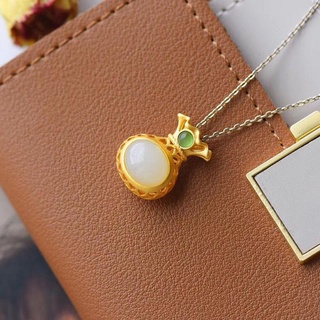 Mới vòng cổ Bạc 925 Mặt Hình Chiếc Ví Đơn Giản Cổ Điển