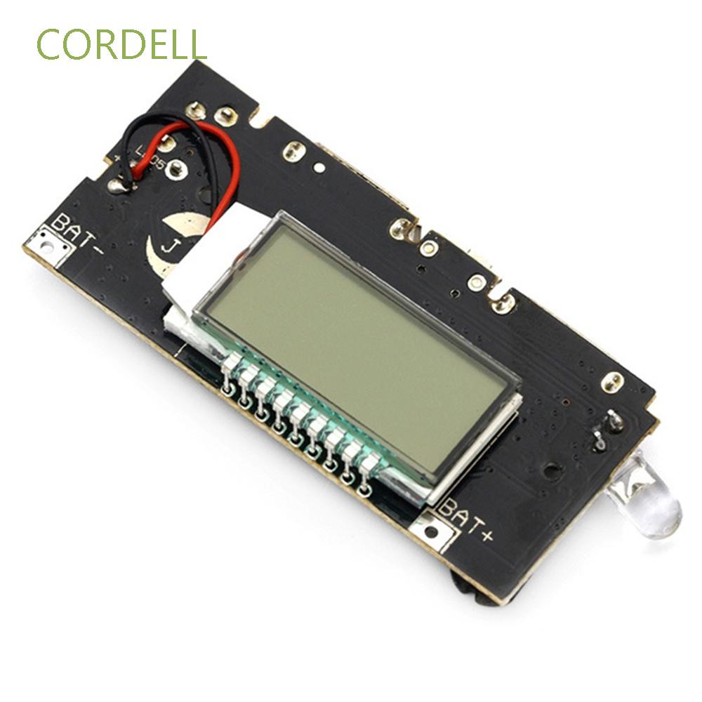 Mô Đun Sạc Pin Pcba 5v 1a 2.1a Hai Cổng Usb 18650 Có Màn Hình Kỹ Thuật Số Cho Pin Sạc Dự Phòng Di Động