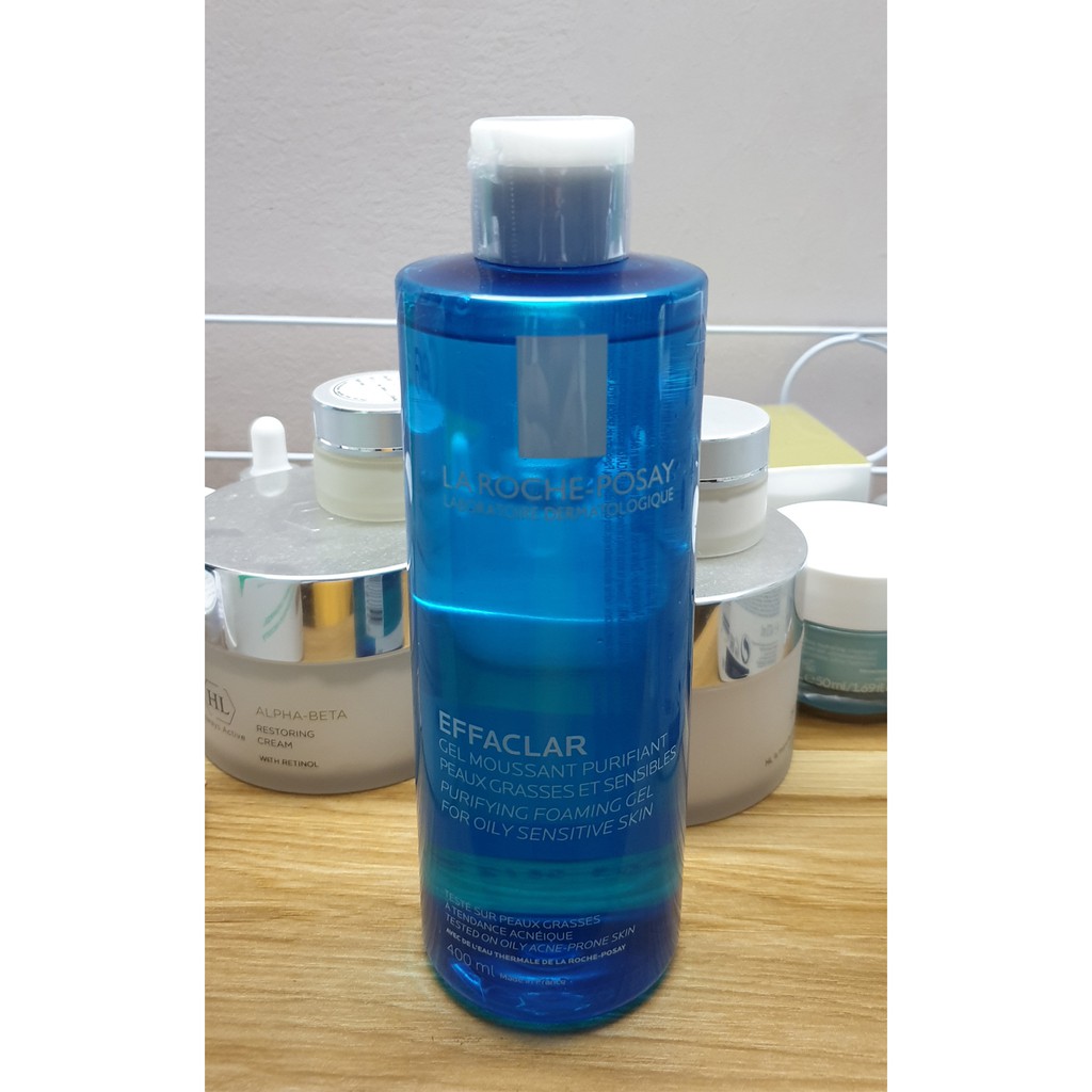 Sửa rửa mặt dạng gel tạo bọt cho da dầu và nhạy cảm La Roche-Posay Effaclar 400ml | BigBuy360 - bigbuy360.vn