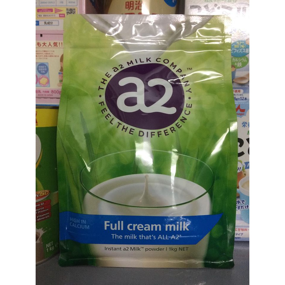 Sữa tươi A2 nguyên kem nội địa Úc túi 1kg (date: 01/2024)