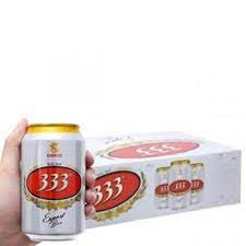 Thùng 24 Lon Bia 333 Chúc Mừng Năm Mới 330ml