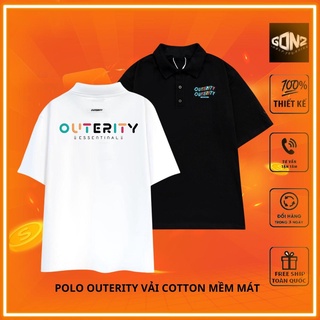 Áo Polo Outerity Color Picker, Áo polo form rộng unisex phong cách hàn quốc HEY YOU