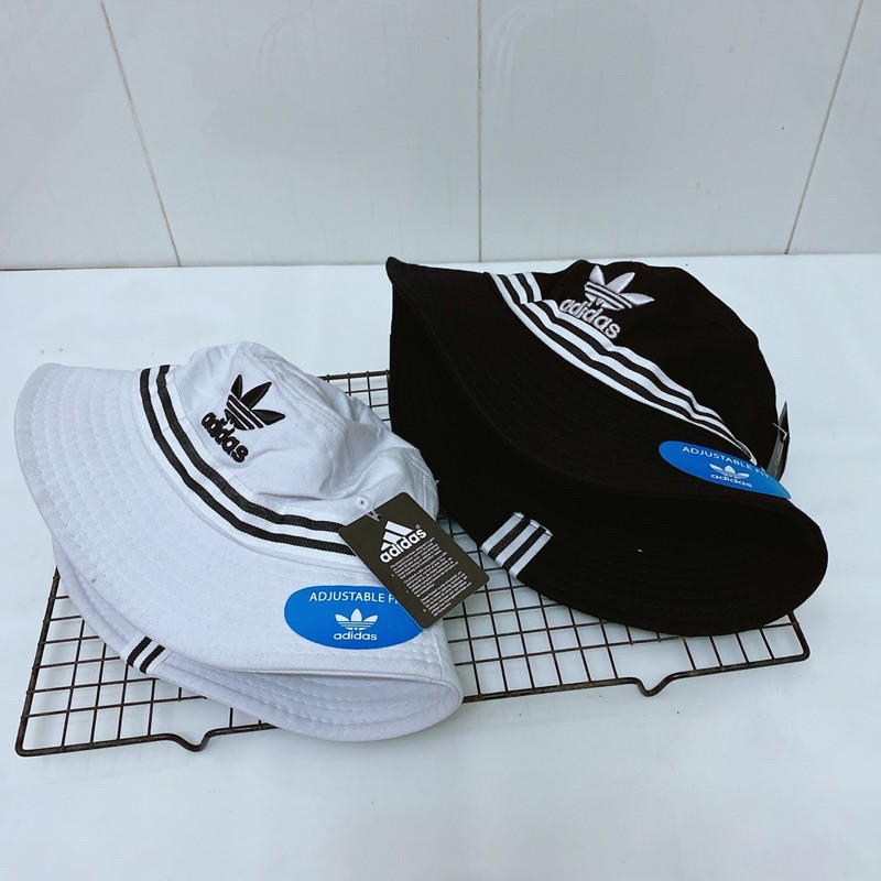 NÓN BUCKET - 3 lá adi phối viền thời trang