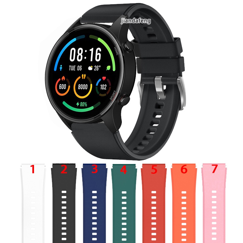 Dây đeo thể thao silicon lồi cho Xiaomi Mi Watch Color