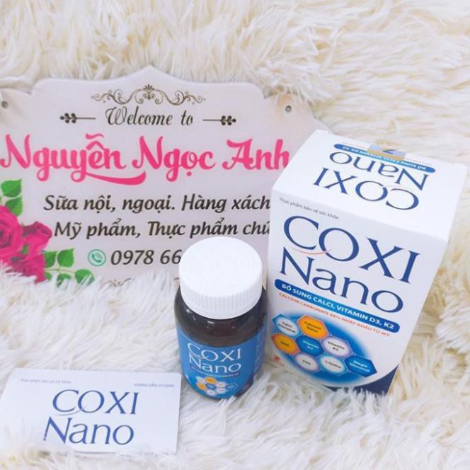 Viên uống bổ sung Canxi cho cả gia đình Coxi Nano hộp 30 viên