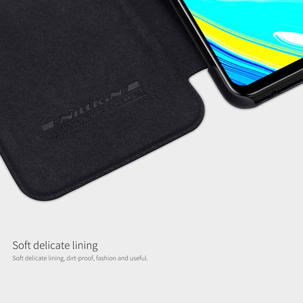 Bao Da Điện Thoại NILLKIN Qin Thiết Kế Nắp Lật Sang Trọng Cho Xiaomi Redmi Note 9S / Note 9 Pro / Note 9 Pro Max