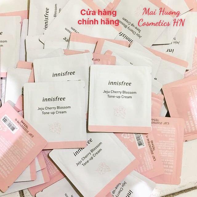 10 Gói Sample Kem Anh Đào Nâng Tone Da Innisfree Tone Up Cream - Mẫu dùng thử
