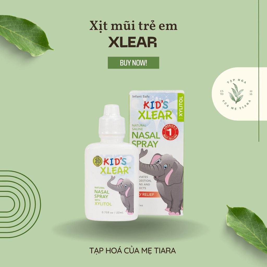 Xịt mũi cho bé Xlear Nasal Spray 22ml