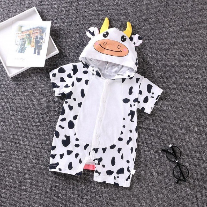 Body đùi bộ đồ thú cho bé mẫu quần áo sinh vải cotton mềm mịn mẫu bodysuit cho bé từ 0-12 tháng