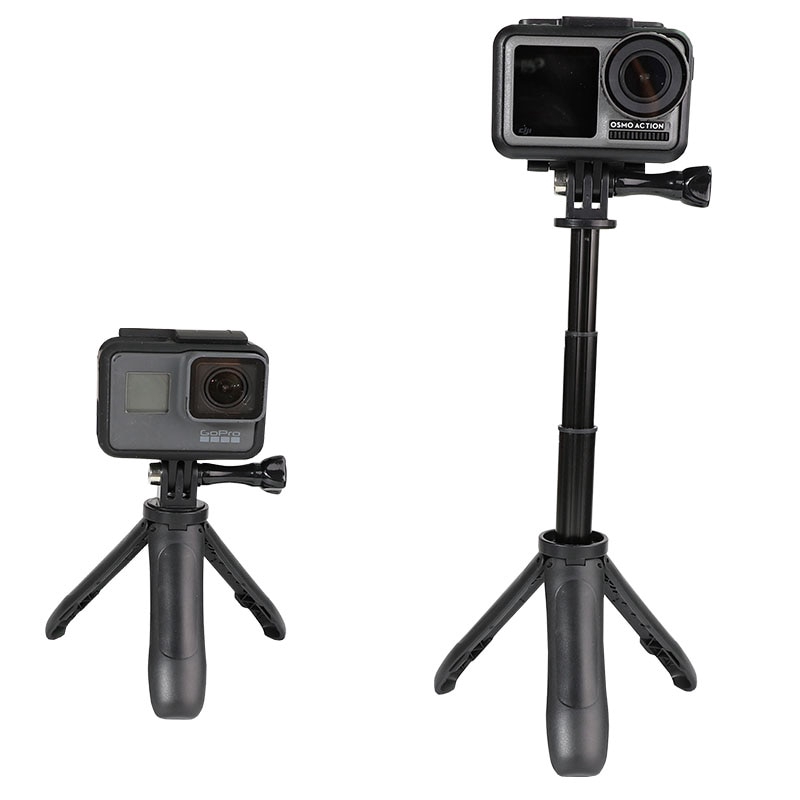 [Mã ELFLASH11 hoàn xu 10K đơn 20K] Chân Tripod Mini Cho Máy Ảnh gopro 9 Hero 8 7 6 Đen Sjcam Yi 4k