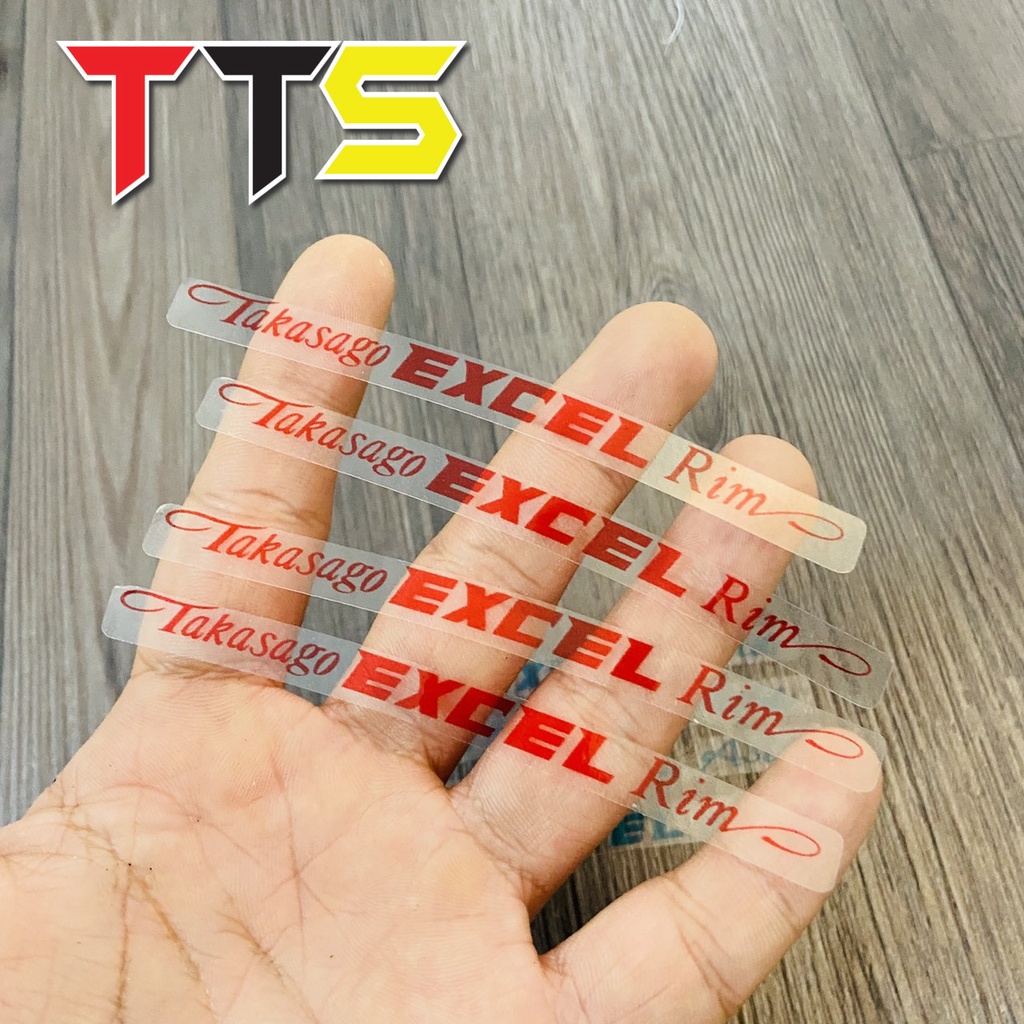 Tem dán niềng nhôm, vành bánh mâm các dòng xe máy chất liệu tem nhựa PVC chống nước