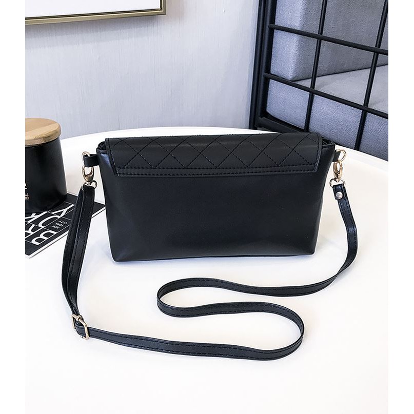 Túi Đeo Vai Nữ Vân Da Nổi Phong Cách Cực Kỳ Trẻ Trung L15