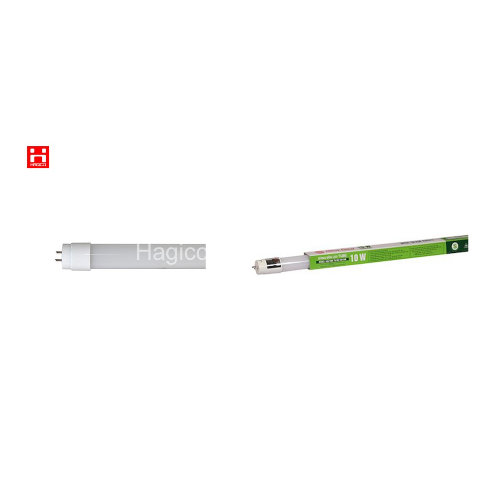 Bóng đèn LED Tuýp T8 0.6m 10W thủy tinh Rạng Đông LED TUBE T8 TT01 60/10W ánh sáng trắng