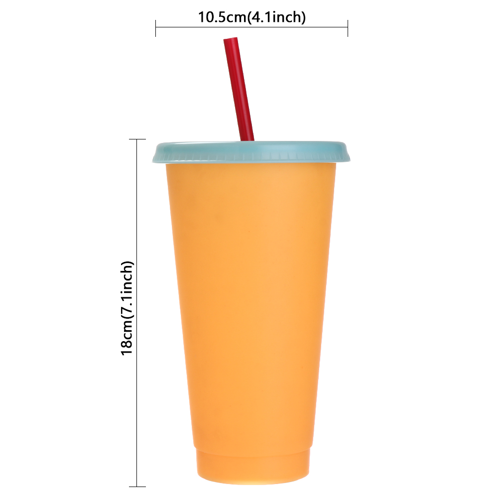 Cốc Uống Cà Phê Bằng Nhựa Nhiều Màu Sắc Tùy Chọn Không Đổi Màu