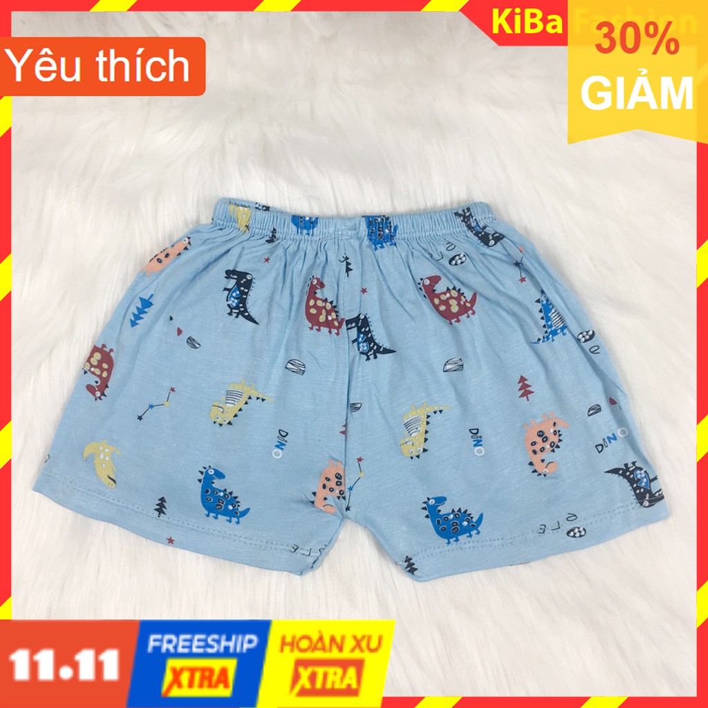 [ HÀNG ĐẸP ] Set 5 chiếc Quần đùi chất cotton thun lạnh co giãn 4 chiều mềm mịn cực đẹp, mát cho bé 5-14kg QĐ - - HH080