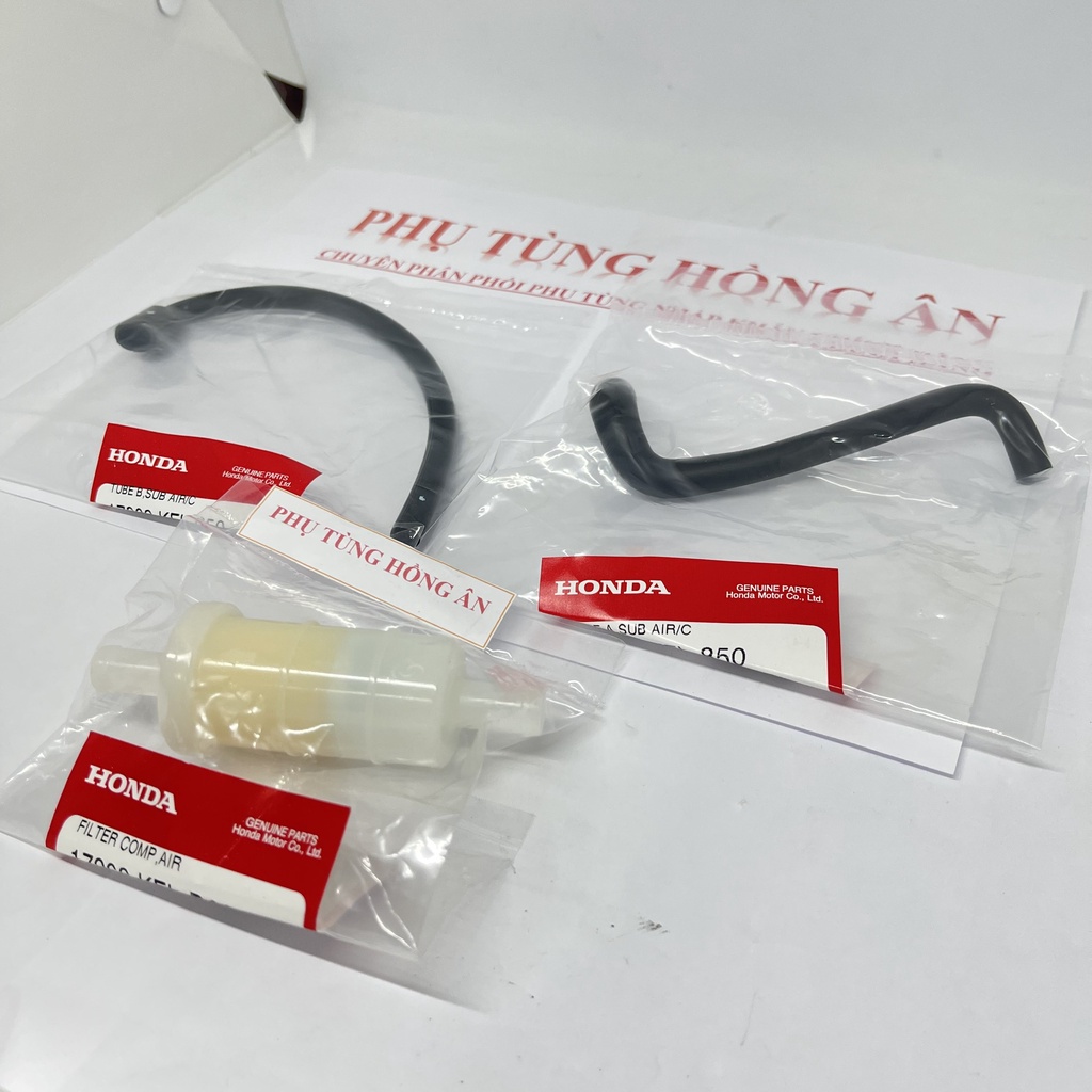 Bộ ống hơi xá xị, Bình lọc dầu Wave 110 Thái  nhập khẩu chính hãng Honda Thailand - PT HỒNG ÂN